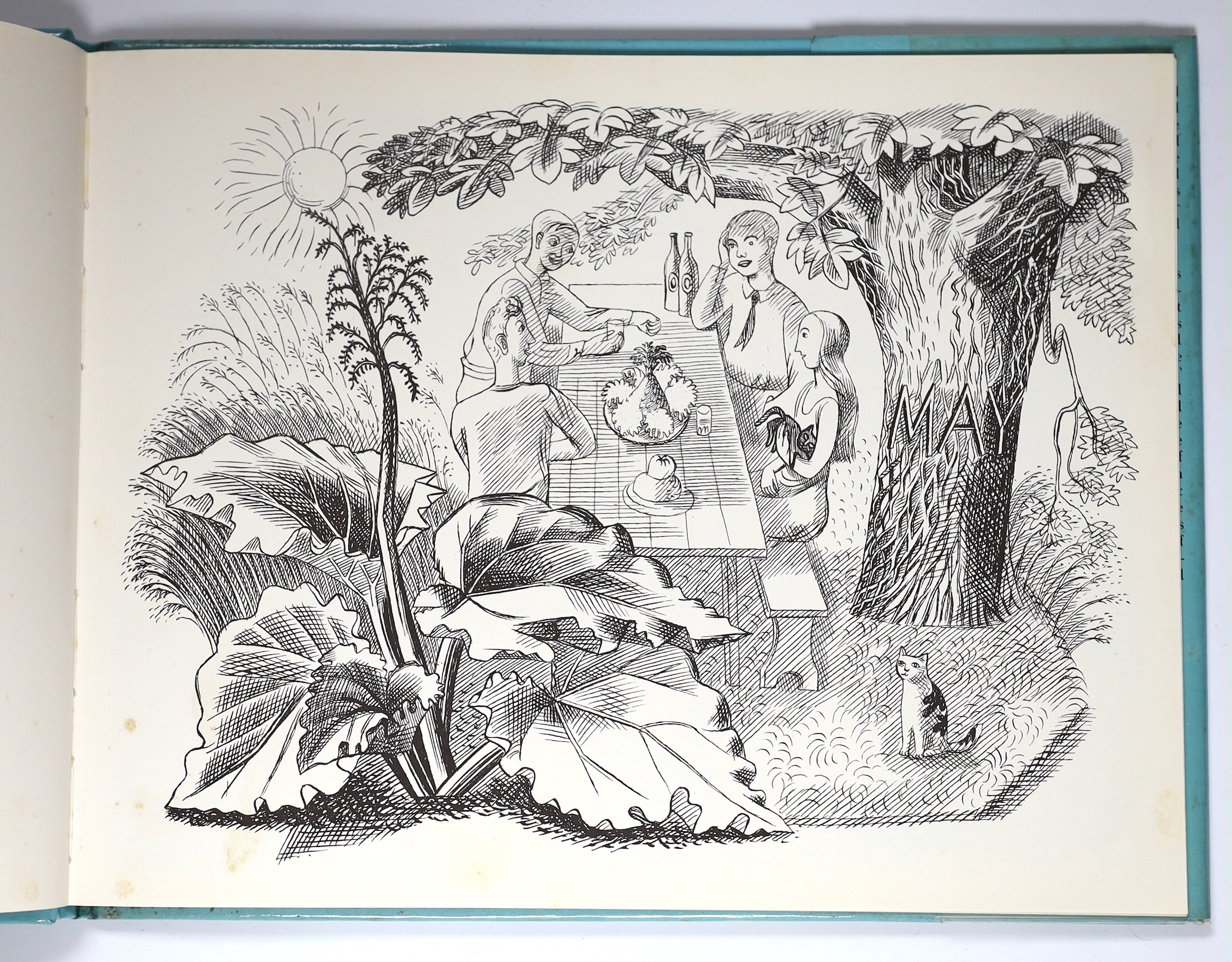 Bawden, Edward (illustrator) - Hennell, Thomas - Lady Filmy Fern, or The Voyage of the Window Box, signed on title by illustrator, original pictorial boards, with d/j, Hamish Hamilton, London, 1980, together with an unda